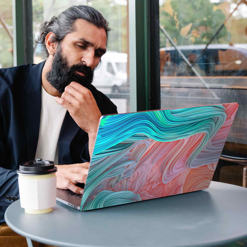 Printed laptop skins, custom laptop skins, textured laptop skins. Laptop skins India. laptop wraps in India. Laptop skins at low rates on India. 3m laptop vinyl skin. 3M laptop skins. Laptop skins for girls and laptop skins for gamers. Main image
