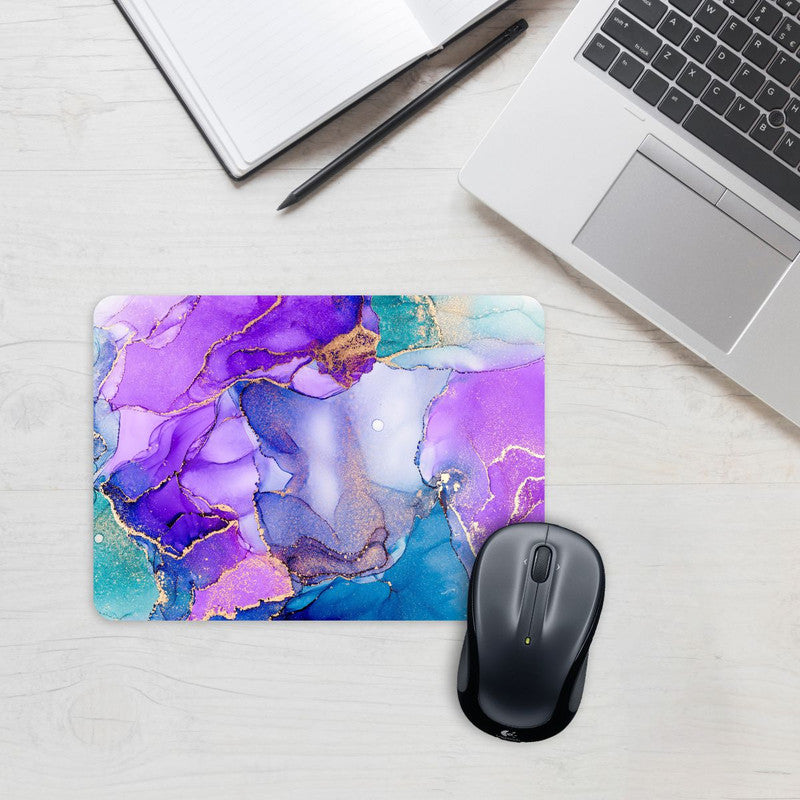 Violet Galaxy Mouse Pad Secondary image