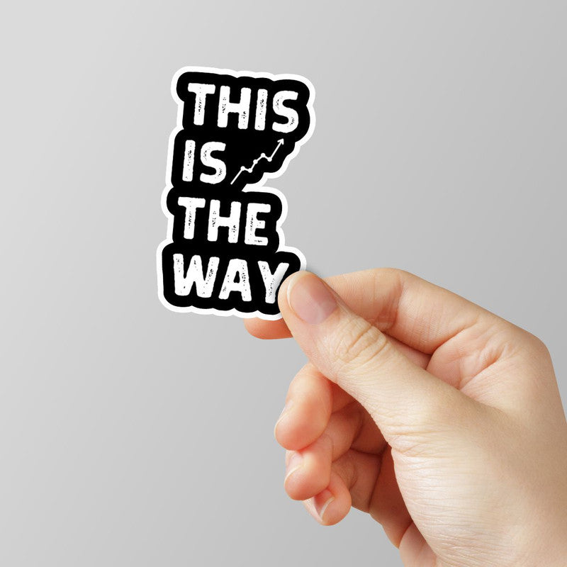 This Is The Way Laptop Sticker – WrapCart Skins