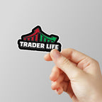 Trader Life Laptop Sticker