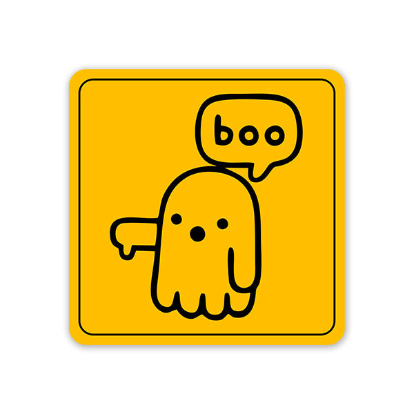 Boo Car Sticker Secondary image