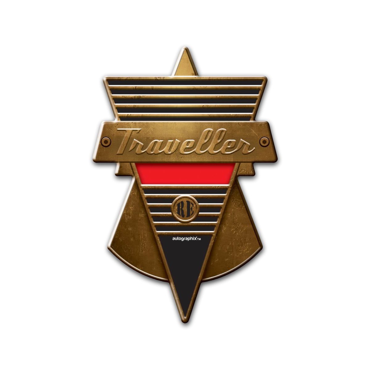 Traveller Bike Fuel Tank Decal Secondary image