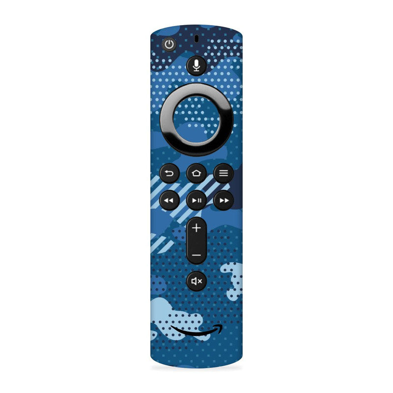 Military Blue Camo Fire TV Stick Remote Skin Main image