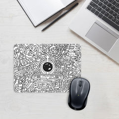 Doodle Robot Mouse Pad