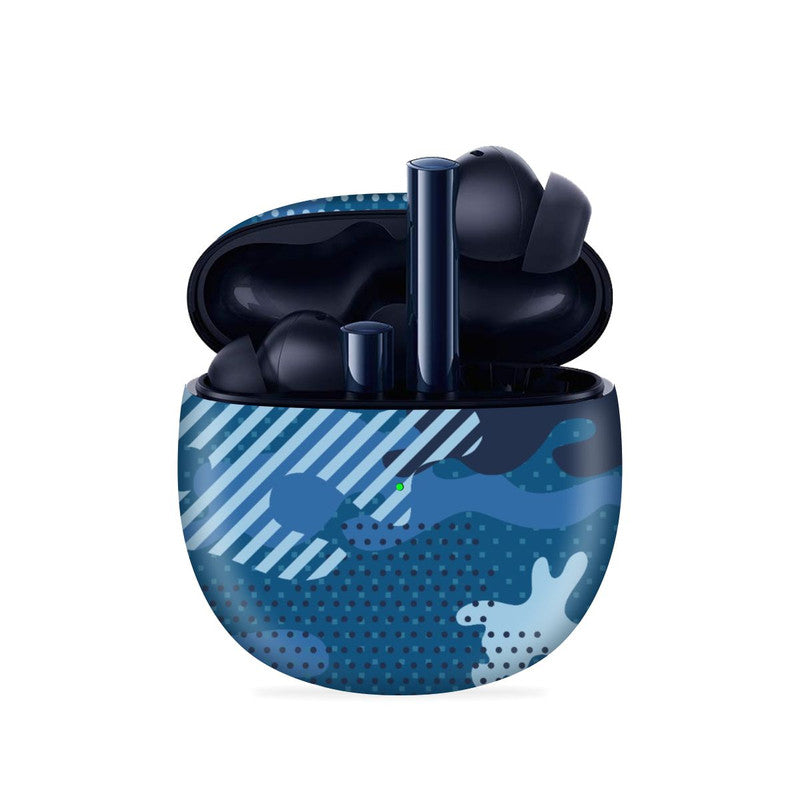 Military Blue Camo Skin For Realme Buds Air 2 Main image