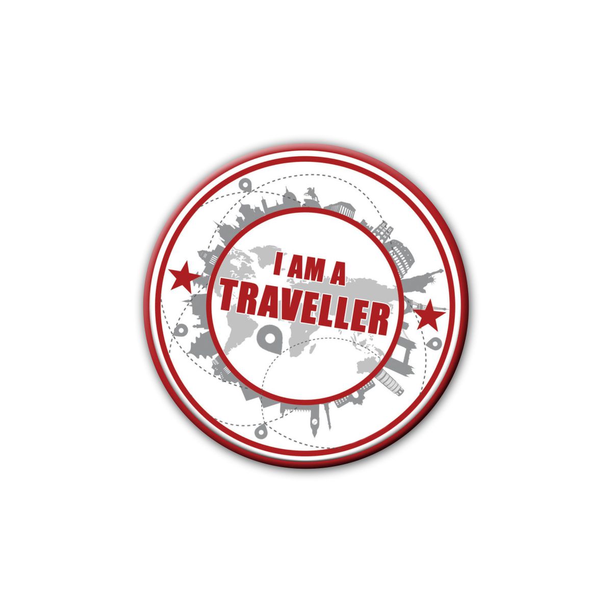 Traveller Car Fuel Tank Decal Secondary image