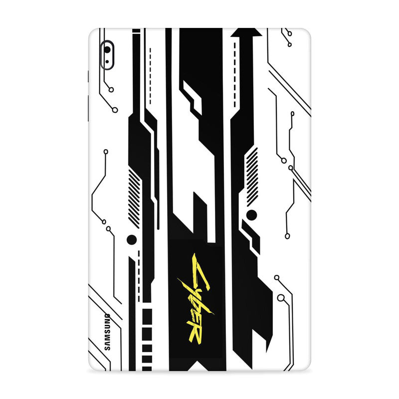 Cyber White Tab Skin For Samsung Galaxy Tab S7 