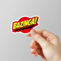 Bazinga Laptop Sticker