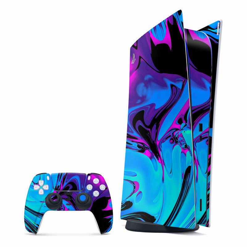 Blue Mercury PlayStation Skin Main image