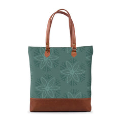 Coral Green Tall Tote Bag