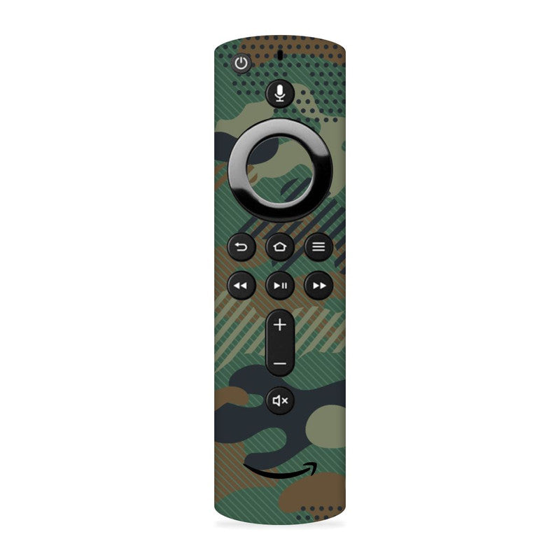 Military Green Camo Fire TV Stick Remote Skin Main image
