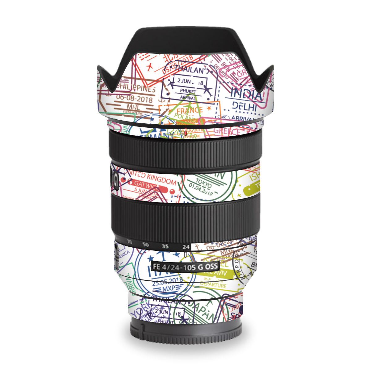 Travel Stamps Lens Skins Secondary image
