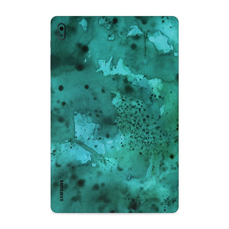 WaterPaint Green Tab Skin For Samsung Galaxy Tab A7.0 2018