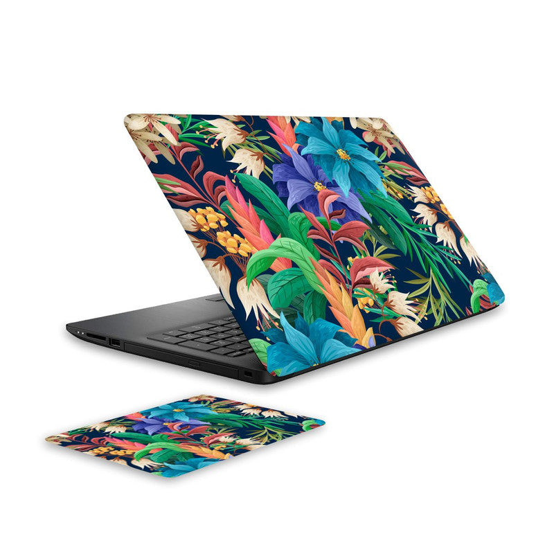 blossoms-laptop-skin-and-mouse-pad-combo WrapCart India Main image