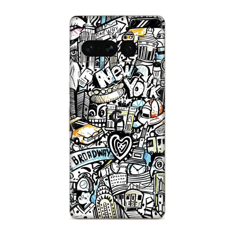 Broadway Abstract Google Pixel Skin