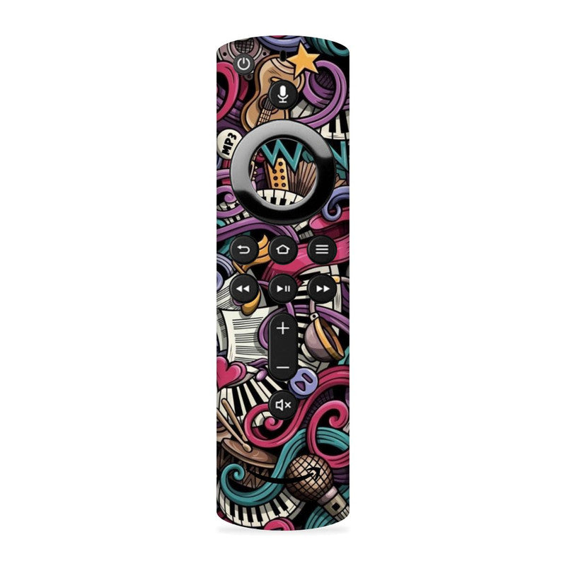 Music Abstract Fire TV Stick Remote Skin Main image