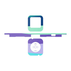 Blue Stripes Realme Watch Skin