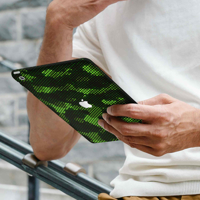 IPad Skin Matrix Design - Green 1 Secondary image