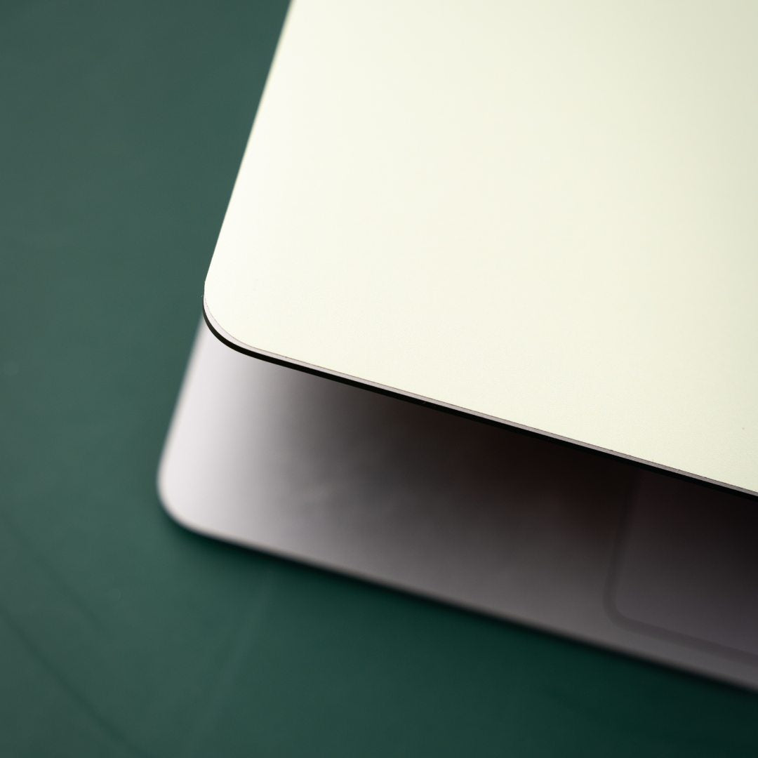 MacBook Pastel Pale Leaf Laptop Skins Secondary image