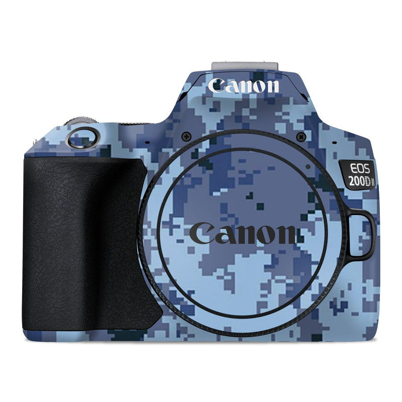 Digi Blue Camo Camera Skins Secondary image
