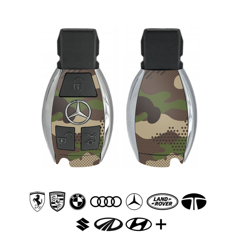 Military Crocodile Camo Car Key Skins Secondary image