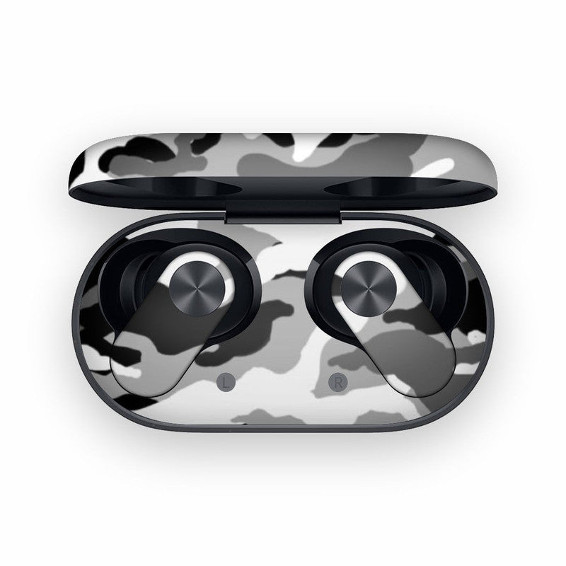 Grey Camo OnePlus Nord Buds 2 Skin Main image