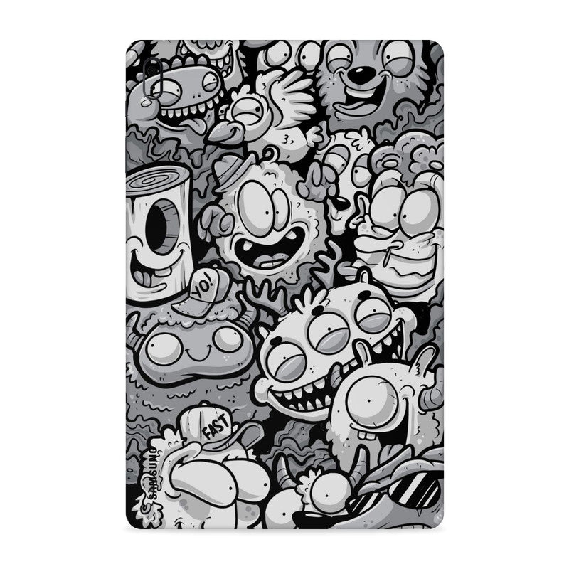 Doodle Monster Tab Skin For Samsung Galaxy Tab S5E    Main image