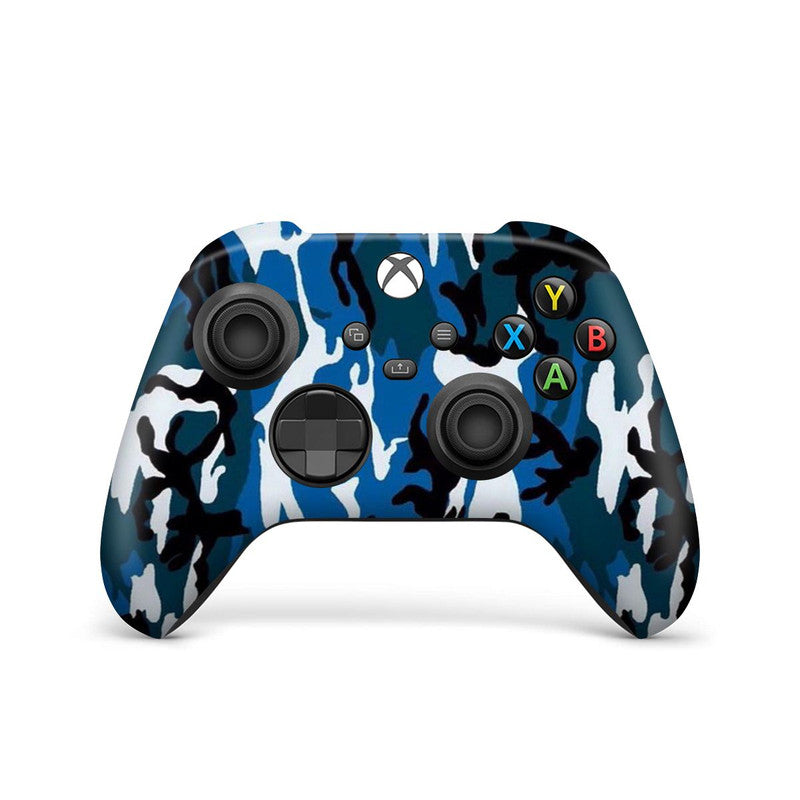 Dark Blue Camo Joystick Controller Skin Main image