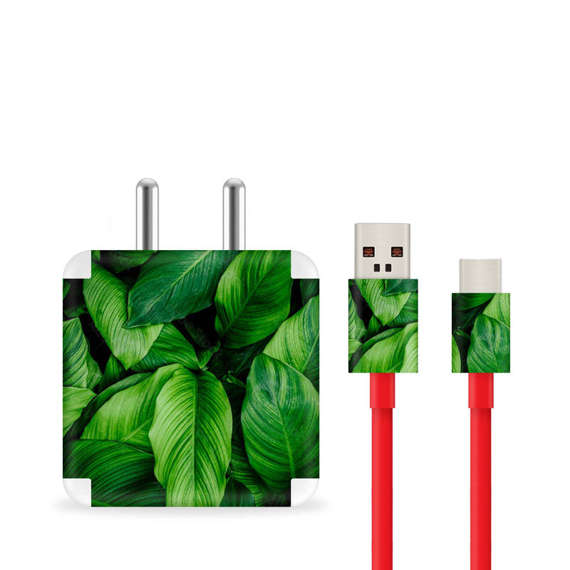 Green Leaves Charger Skin Secondary image