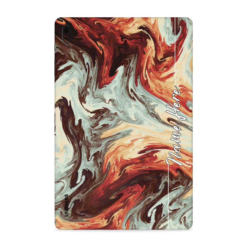 Coral Waves Custom Name Tab Skin Main image
