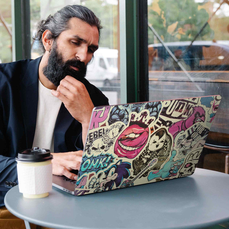 Vintage Punk Laptop Skins Secondary image
