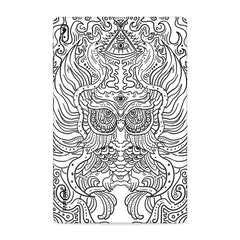 Doodle Owl Tab Skin For Samsung Galaxy Tab S4 10.5