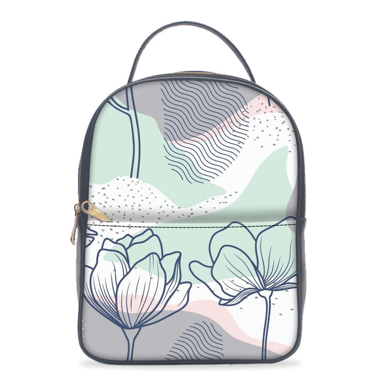 Abstract Art Floral Backpack Main image