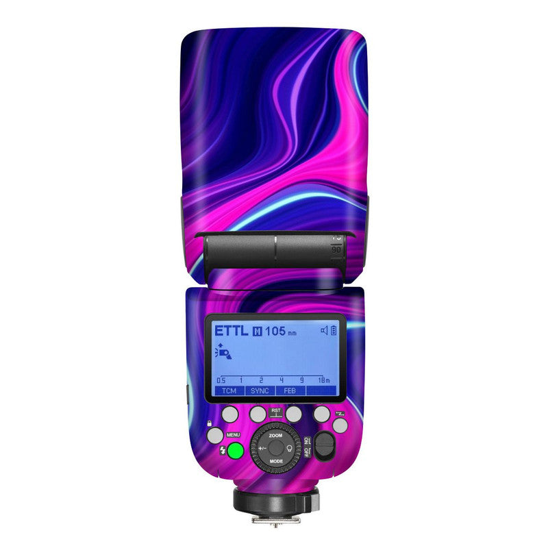Aesthetic Purple Camera Flash Skin