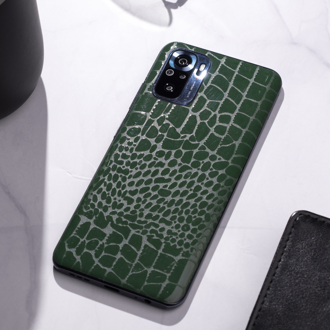 Green Crocodile Leather Secondary image