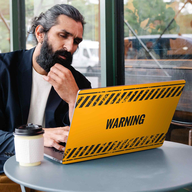 Warning Laptop Skin Secondary image