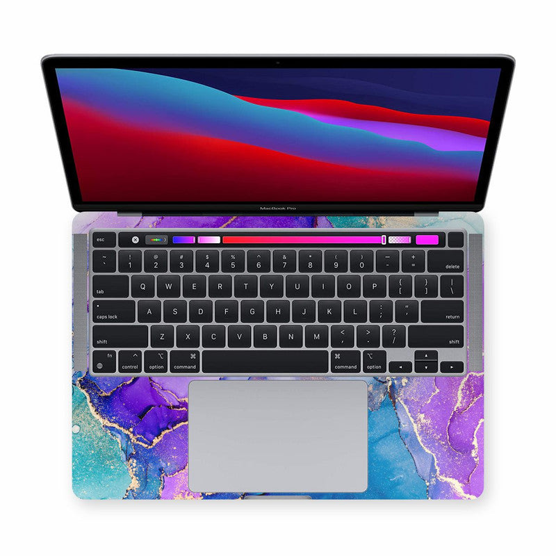 Macbook Violet Galaxy Laptop Skins Secondary image