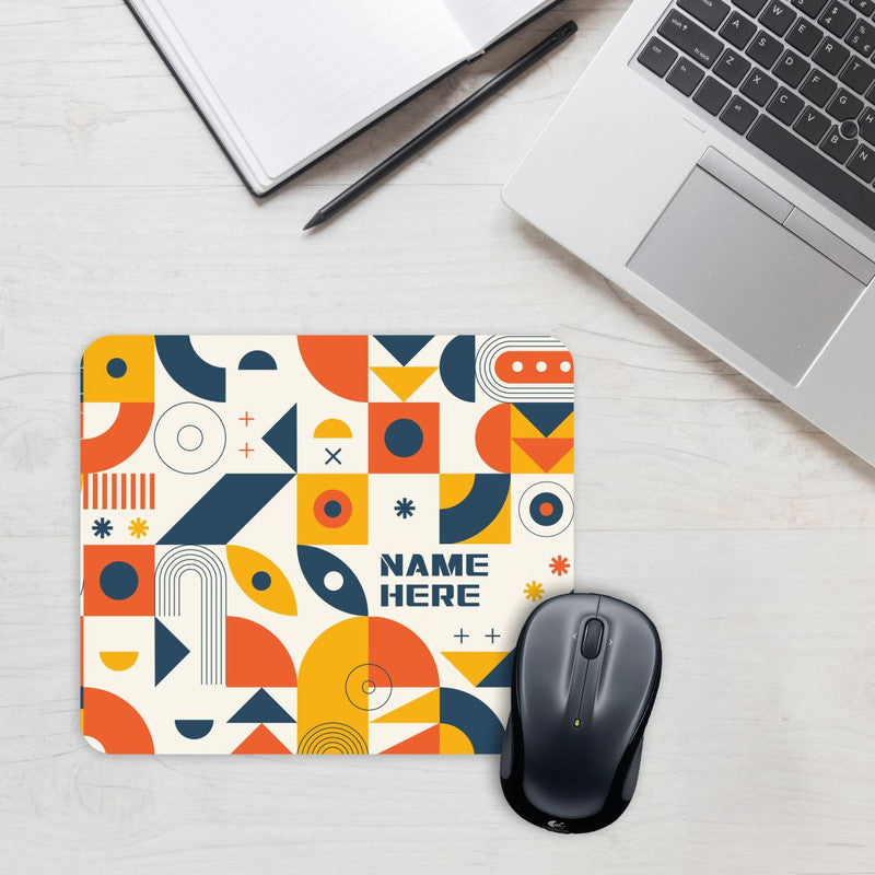 Abstract Column Custom Name MousePad Main image