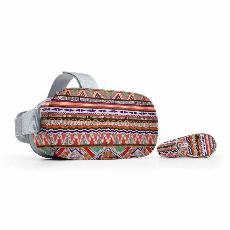 Occulus Pascode Pattern Tribal Pattern Skin For Meta Oculus Quest VR – WrapCart Skins