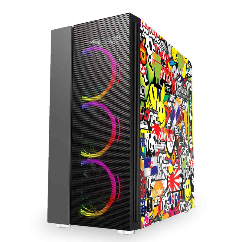 Sticker Bomb CPU Wrap – WrapCart Skins