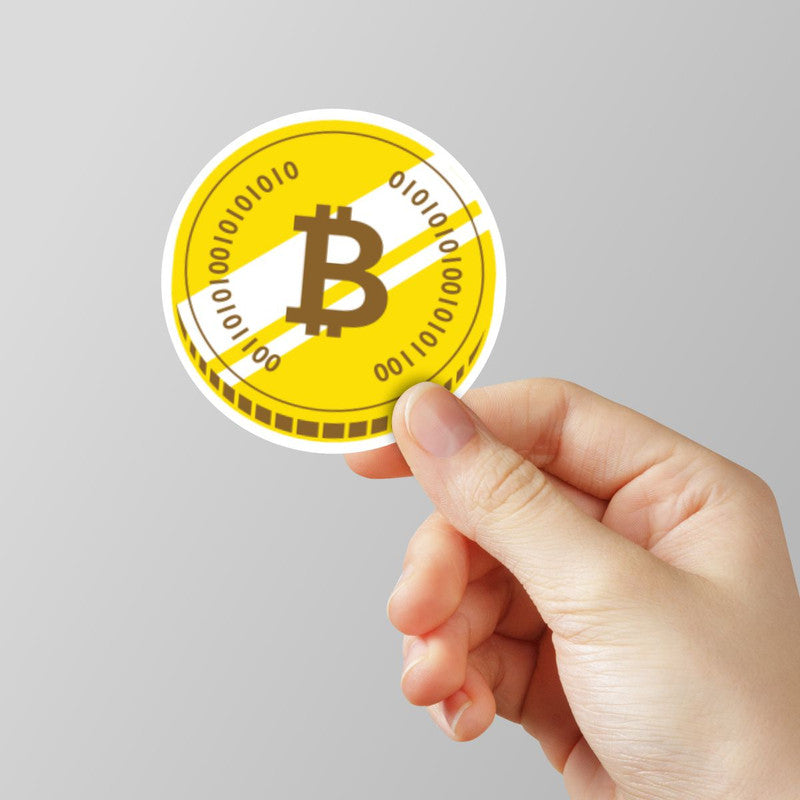 Bitcoin Laptop Sticker Main image