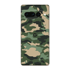 Dark Green Camo Google Pixel Skin