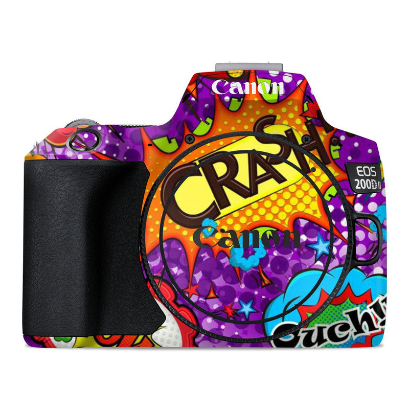 Exclaim Violet Abstract Camera Skins Secondary image