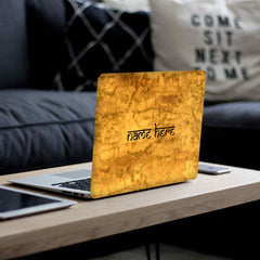 yellow-waterpaint-laptop-skins-custom-name