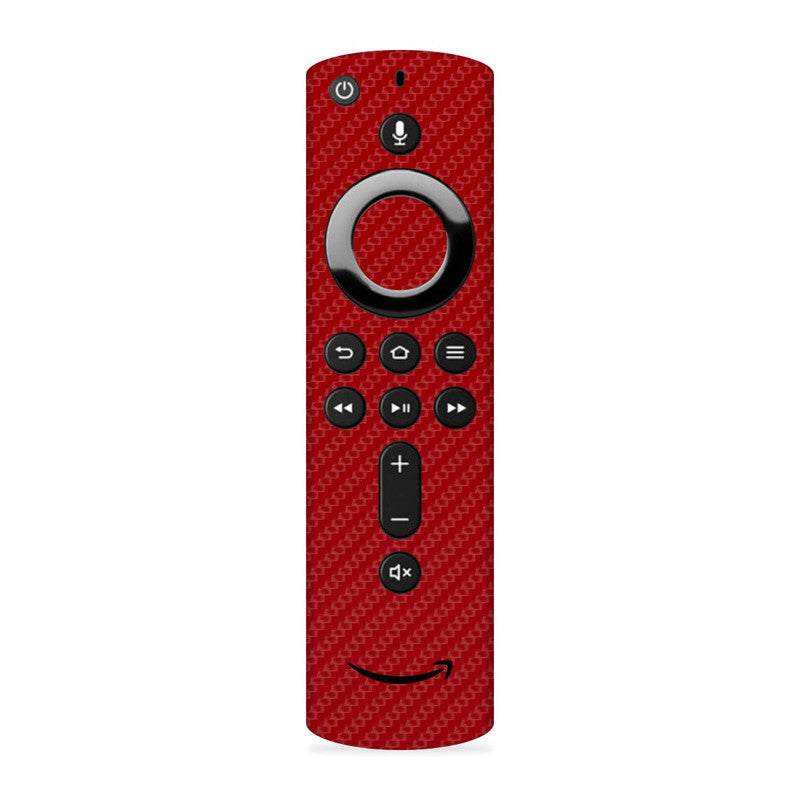 Red Carbon Fire TV Stick Remote Skin