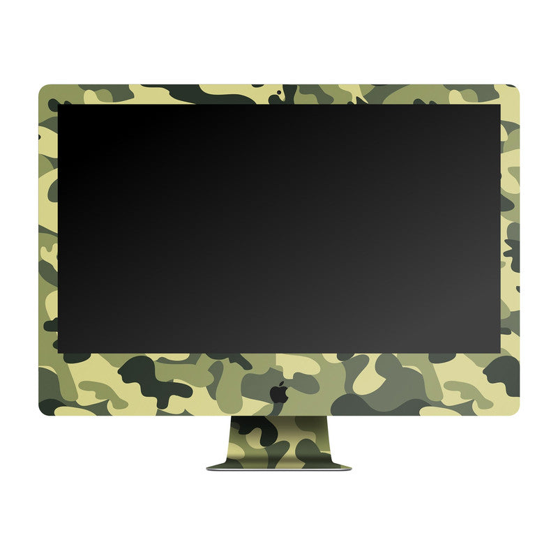 Green Camo Apple iMac Skin