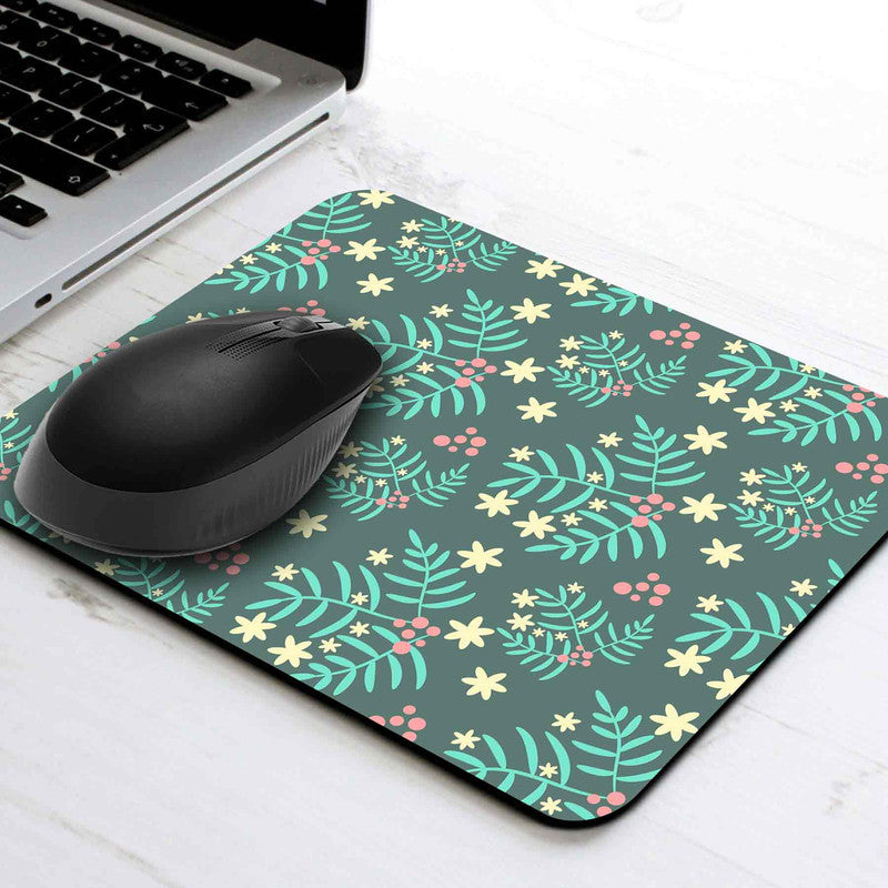 Floral Green MousePad Main image