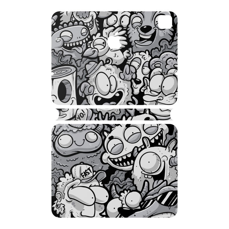 iPad Apple iPad Magic Keyboard Doodle Monster Skin Main image