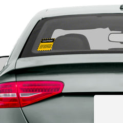 This Machine Has No Brain Car Sticker