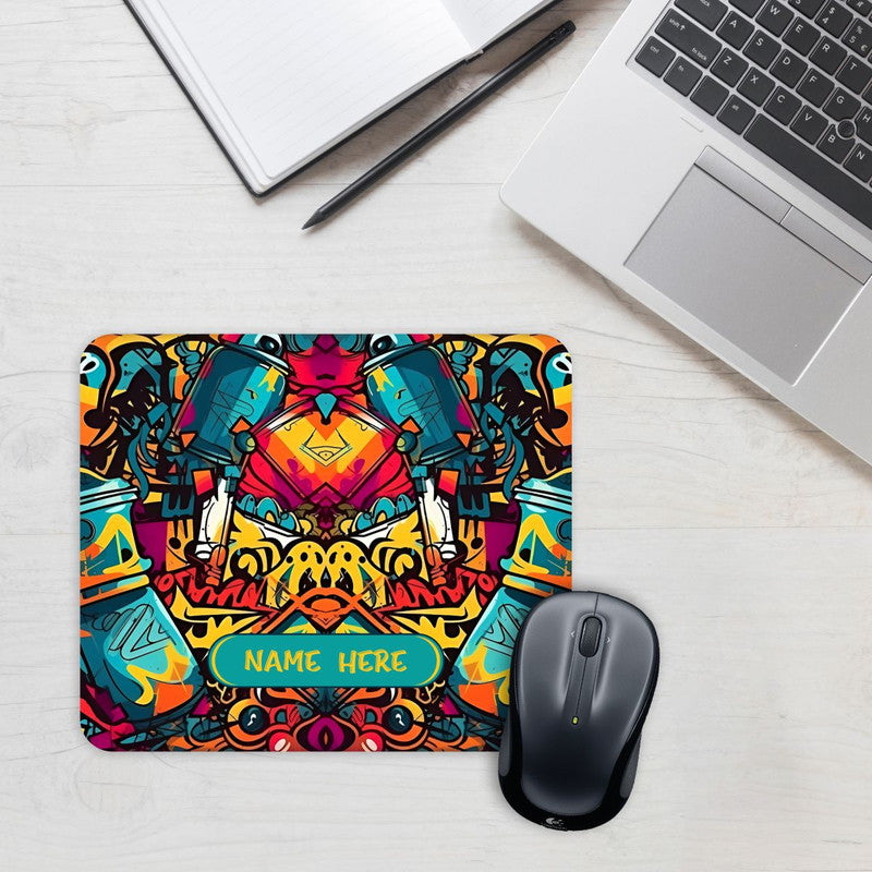 Street Grafitee Custom Name MousePad Main image